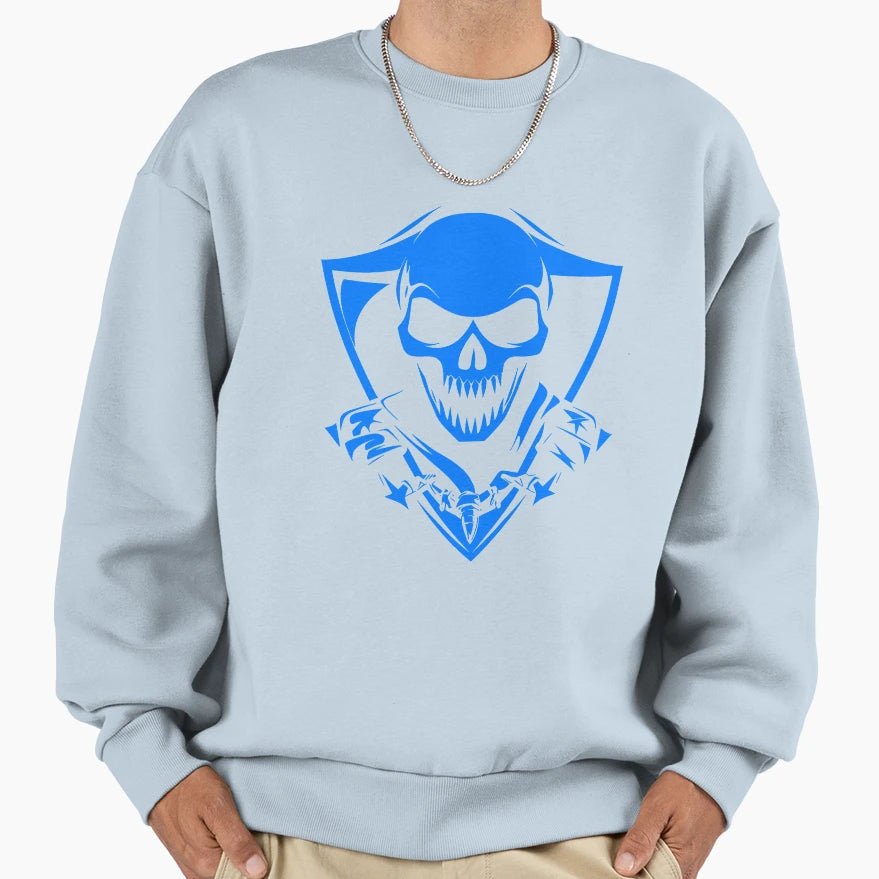 Skull Sweatshirt - Graphic Print Men Women - T-Shirt, Sweatshirt, Hoodie