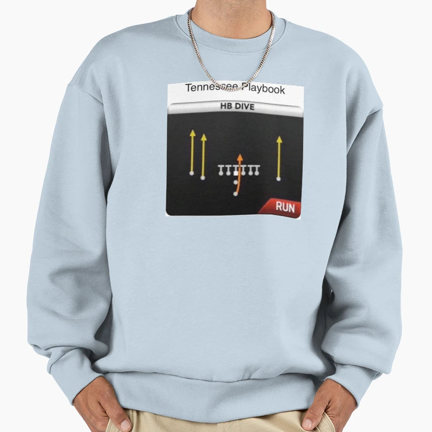 Tennesee Playbook Sweatshirt - Streetwear Style for Adults - T-Shirt, Sweatshirt, Hoodie