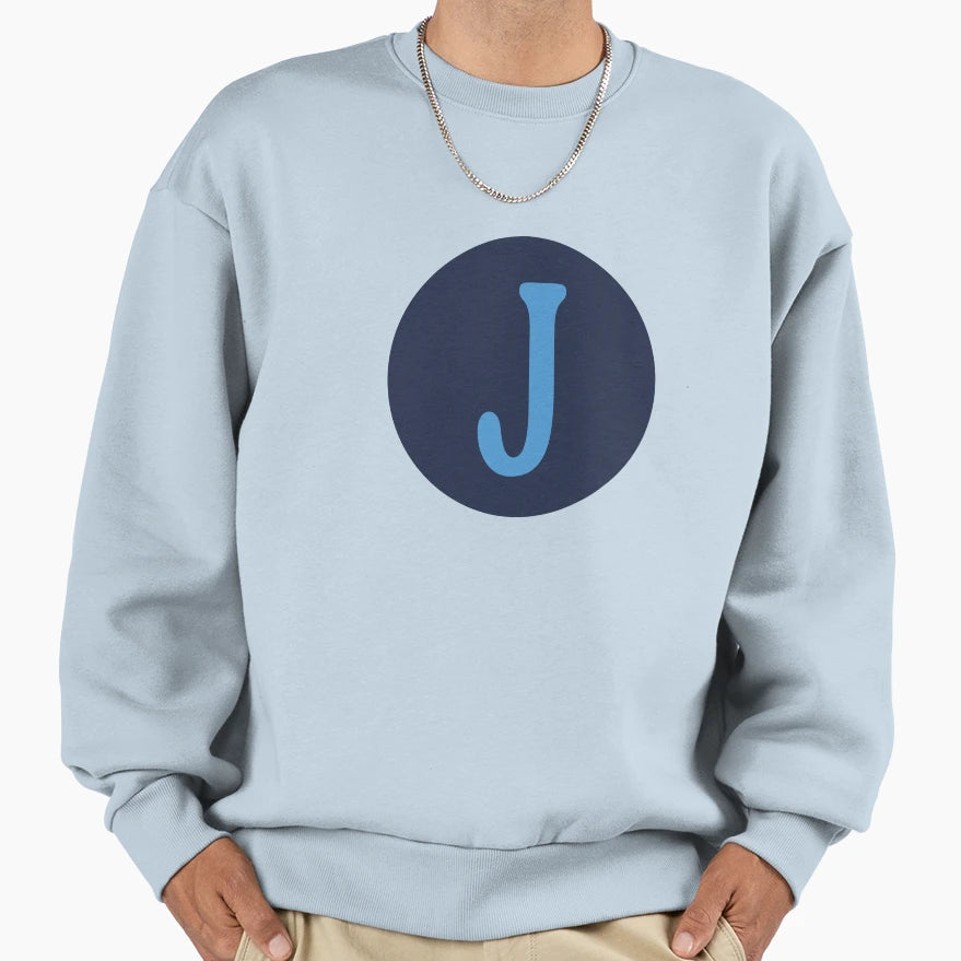 Letter J Monogram Sweatshirt - Fun Novelty Design Unisex - T-Shirt, Sweatshirt, Hoodie