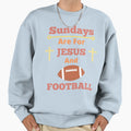 Sundays Are Jesus And Football Sweatshirt - Aesthetic Graphic Unisex - T-Shirt, Sweatshirt, Hoodie