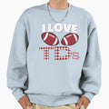 I Love Tds Funny Football Fanatic Sweatshirt - Minimalist Print Men Women - T-Shirt, Sweatshirt, Hoodie