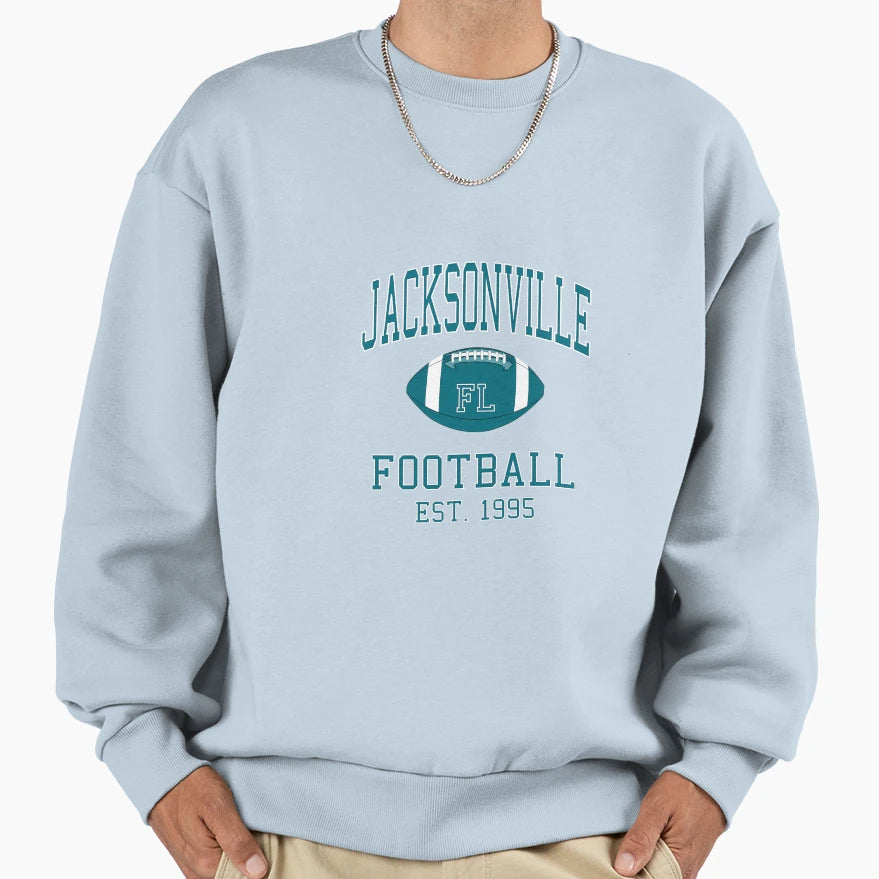 Jacksonville Football Sweatshirt - Fun Novelty Design for Adults - T-Shirt, Sweatshirt, Hoodie