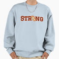 Strong Maroon And Orange Sweatshirt - Minimalist Print Unisex - T-Shirt, Sweatshirt, Hoodie
