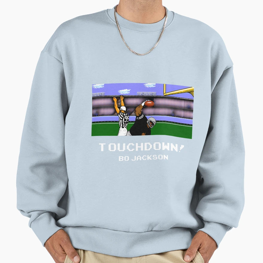 Touchdown Bo Sweatshirt - Custom Art Print for Adults - T-Shirt, Sweatshirt, Hoodie