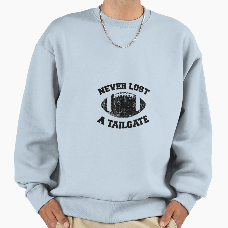 Never Lost Tailgate Football Sports Sweatshirt - Novelty Apparel Unisex - T-Shirt, Sweatshirt, Hoodie