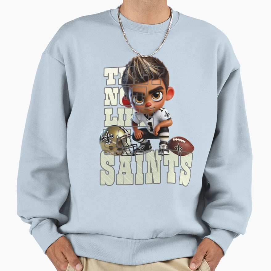New Orleans Saints They Not Like Us Sweatshirt - Minimalist Print Men Women - T-Shirt, Sweatshirt, Hoodie