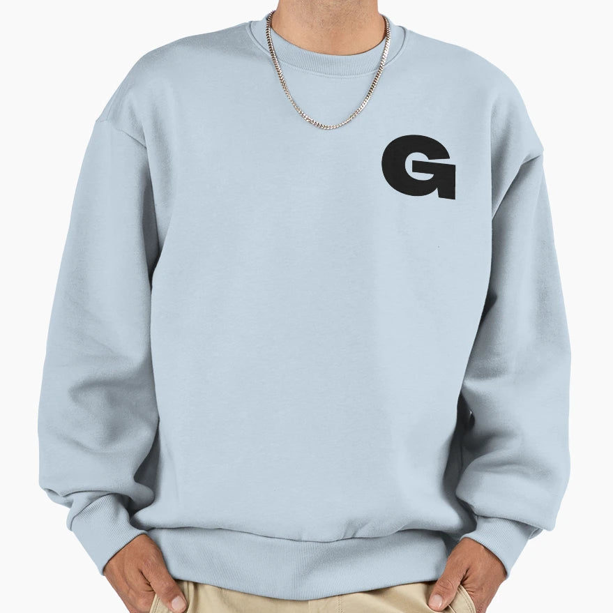 Bold Monogram Letter G Sweatshirt - Aesthetic Graphic Unisex - T-Shirt, Sweatshirt, Hoodie