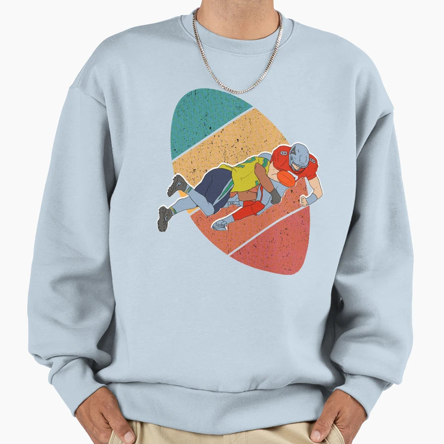 American Football Funny Sweatshirt - Streetwear Style Men Women - T-Shirt, Sweatshirt, Hoodie