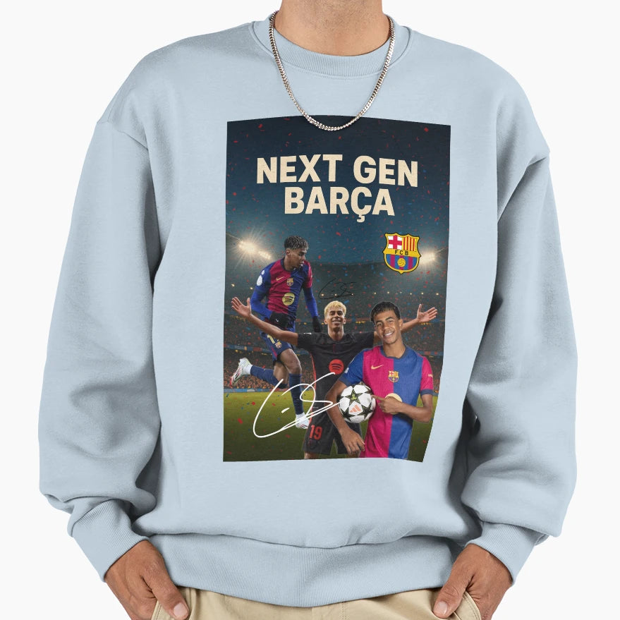Next Gen Bar Rising Stars Fc Barcelona Sweatshirt - Graphic Print Men Women - T-Shirt, Sweatshirt, Hoodie