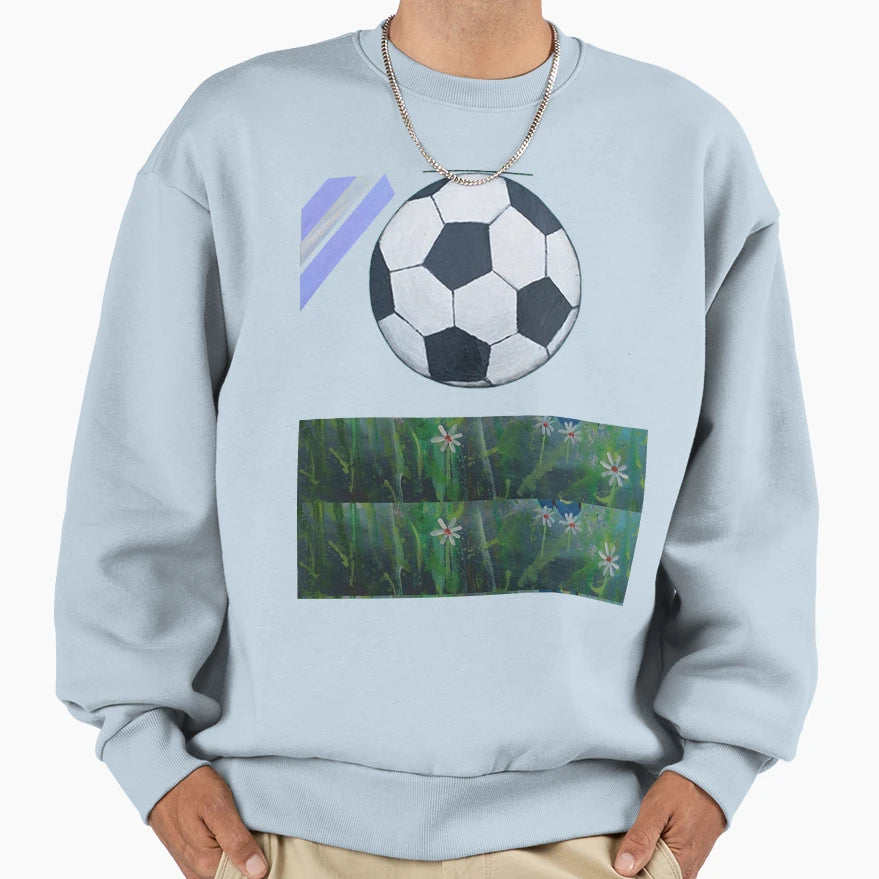 Glowing Lives Under Sky And Football Sweatshirt - Streetwear Style Unisex - T-Shirt, Sweatshirt, Hoodie