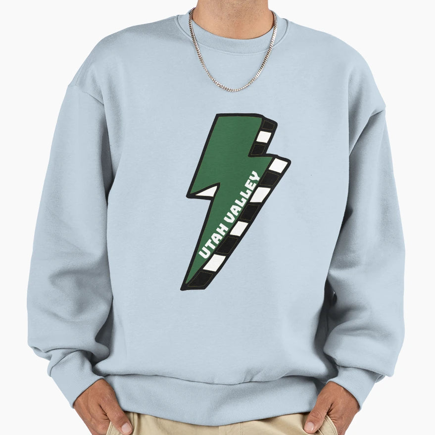 Utah Valley University Lightning Sweatshirt - Aesthetic Graphic for Adults - T-Shirt, Sweatshirt, Hoodie