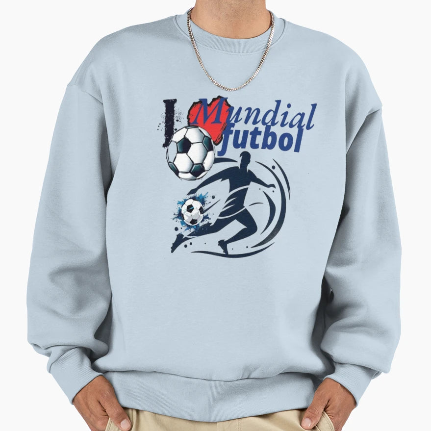 Love Football 2026 Sweatshirt - Custom Art Print Men Women - T-Shirt, Sweatshirt, Hoodie