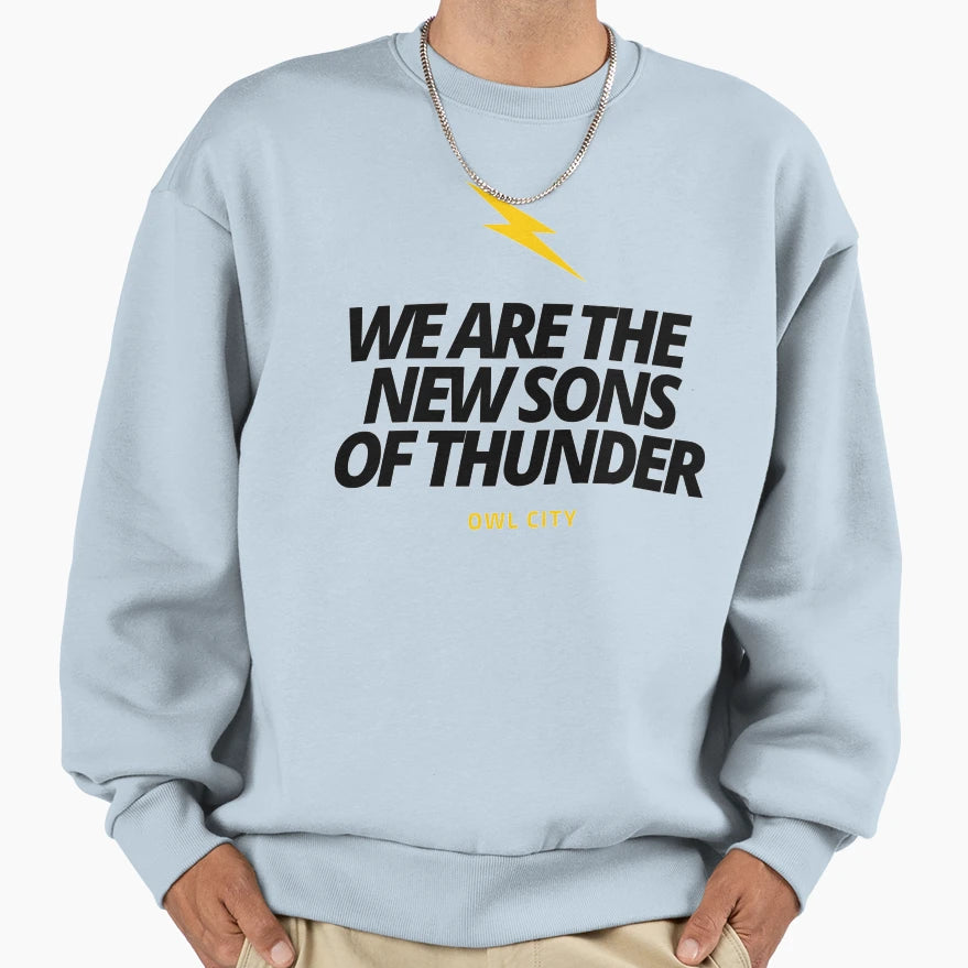Owl City Sons Thunder Sweatshirt - Aesthetic Graphic Unisex - T-Shirt, Sweatshirt, Hoodie