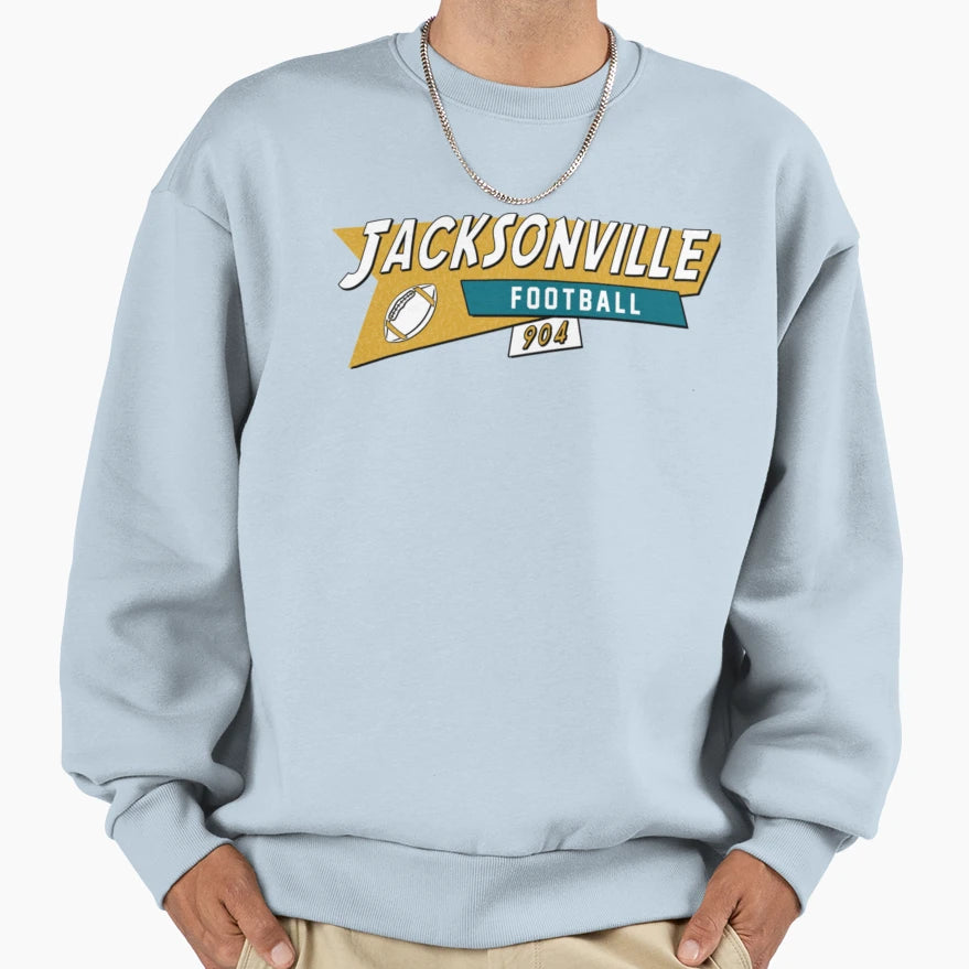 Jacksonville 90S Football Sweatshirt - Trendy Graphic Men Women - T-Shirt, Sweatshirt, Hoodie