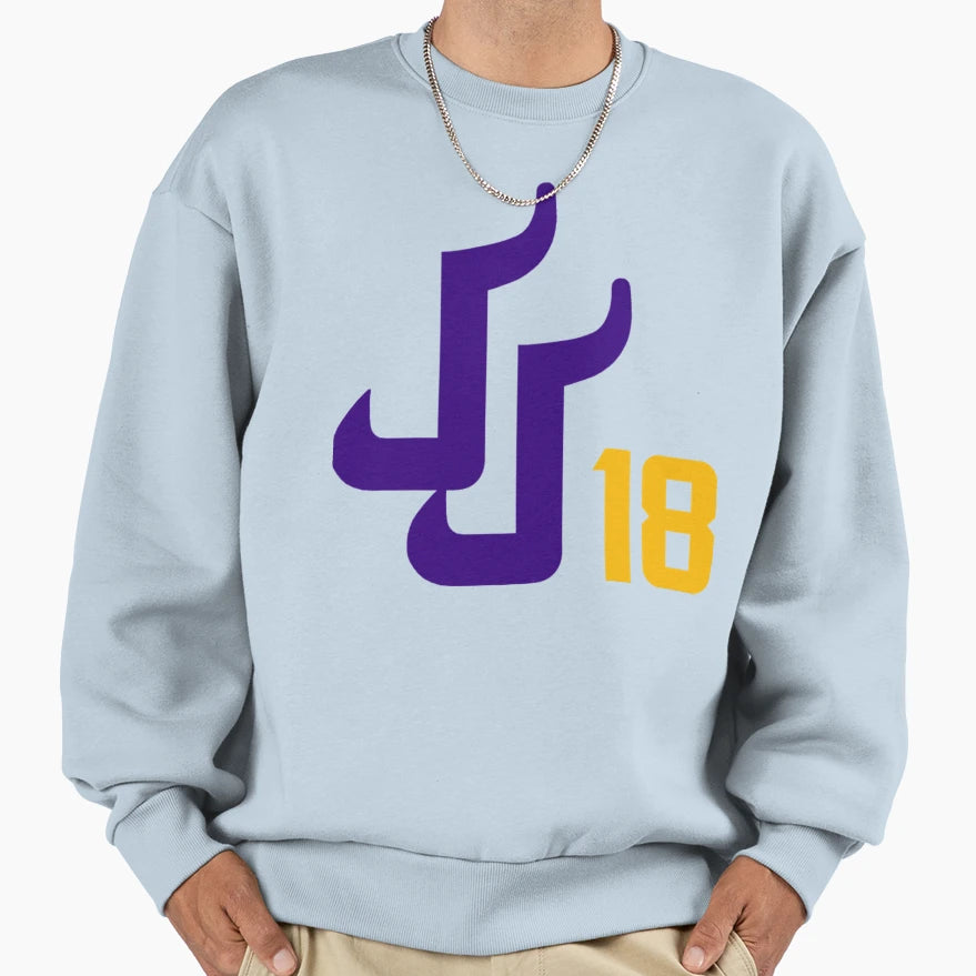 Jj18 Justin Sweatshirt - Graphic Print for Adults - T-Shirt, Sweatshirt, Hoodie