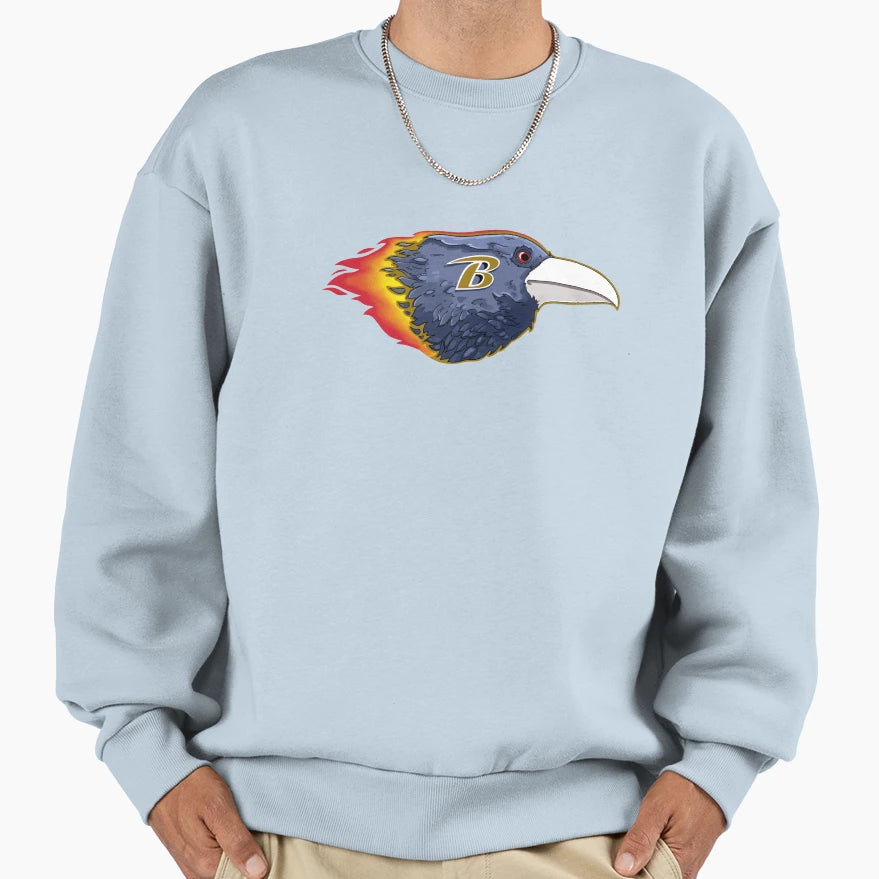 Baltimore Ravens Sweatshirt - Custom Art Print Unisex - T-Shirt, Sweatshirt, Hoodie