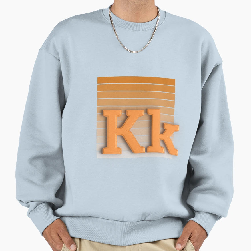 K Letter Sweatshirt - Novelty Apparel for Adults - T-Shirt, Sweatshirt, Hoodie
