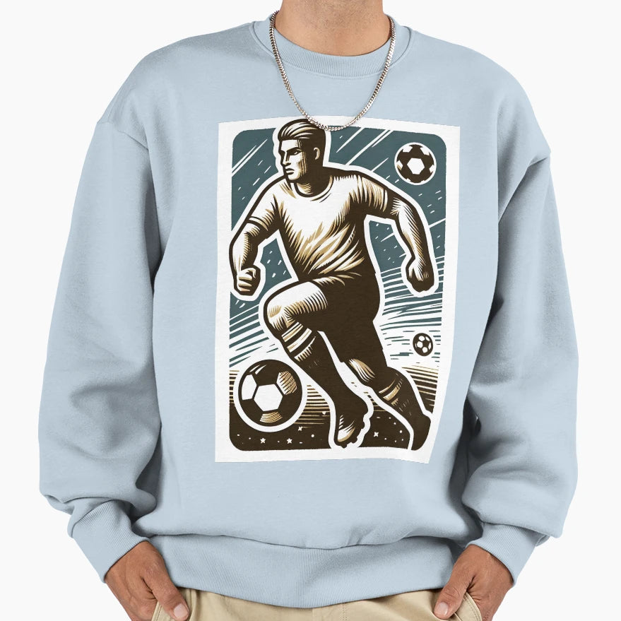Futbol Soccer Sweatshirt - Minimalist Print Men Women - T-Shirt, Sweatshirt, Hoodie