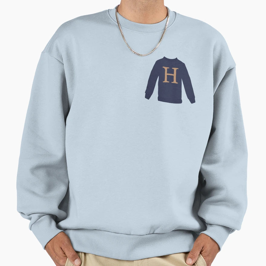H Sweatshirt - Minimalist Print for Adults - T-Shirt, Sweatshirt, Hoodie