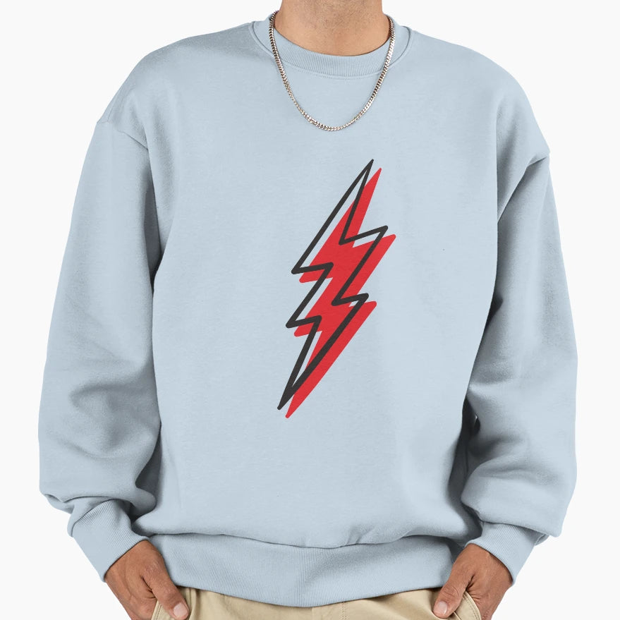 Lightning Sweatshirt - Custom Art Print Unisex - T-Shirt, Sweatshirt, Hoodie