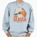 Pumpkin Spice Football Tis Season Sweatshirt - Streetwear Style Men Women - T-Shirt, Sweatshirt, Hoodie