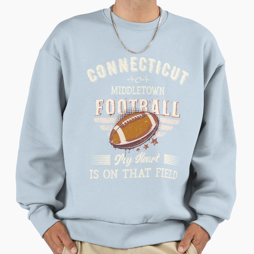 Connecticut Middletown American Sweatshirt - Streetwear Style for Adults - T-Shirt, Sweatshirt, Hoodie