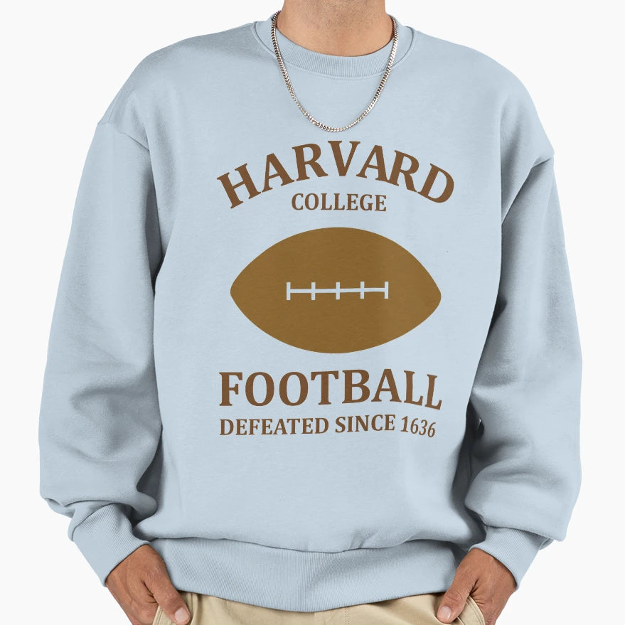 Harvard Football Sweatshirt - Streetwear Style for Adults - T-Shirt, Sweatshirt, Hoodie