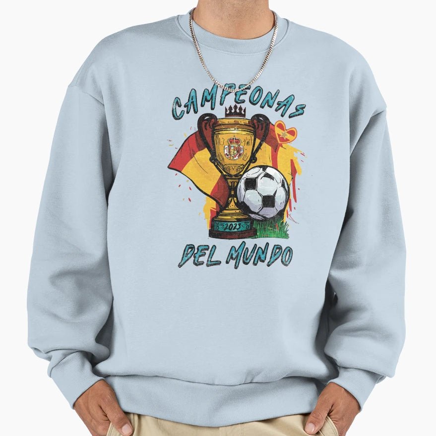 Spain World Champions 2023 Sweatshirt - Fun Novelty Design Men Women - T-Shirt, Sweatshirt, Hoodie