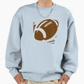 Football Ball Sweatshirt - Minimalist Print Men Women - T-Shirt, Sweatshirt, Hoodie