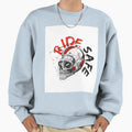 Ride Safe Skull Biker Sweatshirt - Unique Graphic Men Women - T-Shirt, Sweatshirt, Hoodie