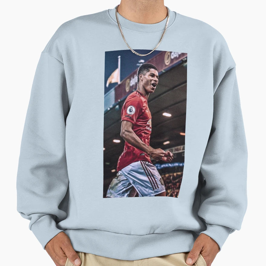 Marcus Rashford Sweatshirt - Fun Novelty Design Men Women - T-Shirt, Sweatshirt, Hoodie