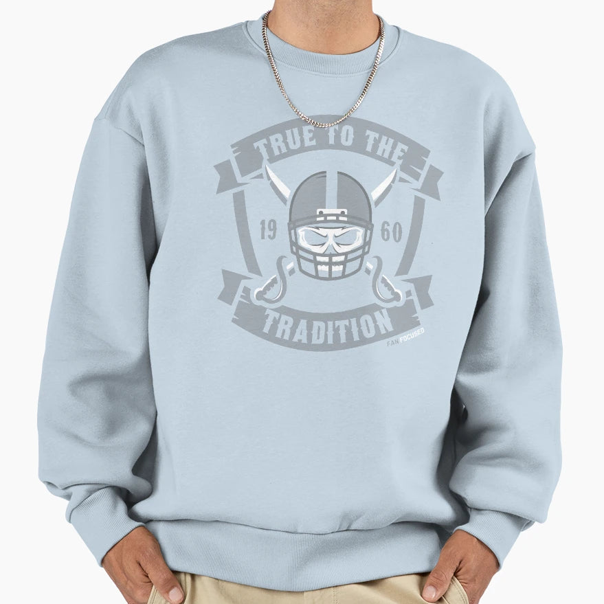 True To Tradition Sweatshirt - Minimalist Print for Adults - T-Shirt, Sweatshirt, Hoodie