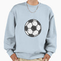 Soccer Ball Sweatshirt - Trendy Graphic for Adults - T-Shirt, Sweatshirt, Hoodie