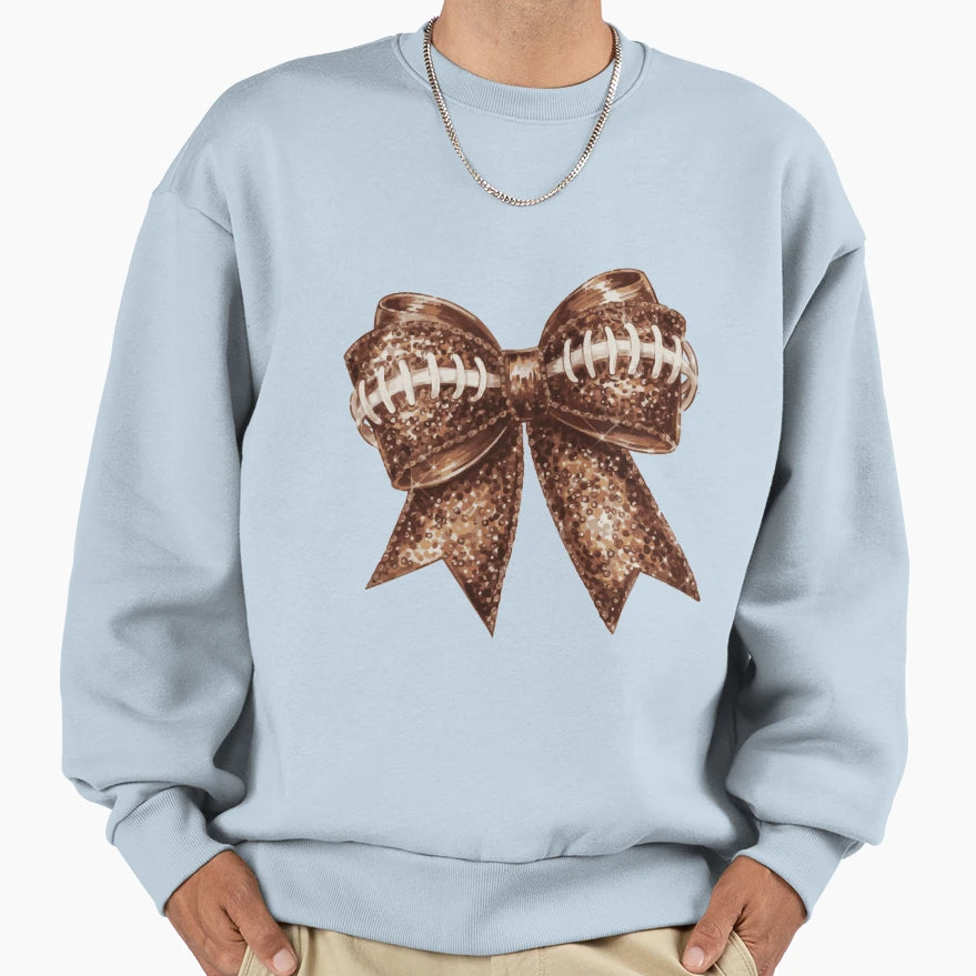 Coquette Sports Bow Girly Sports Bows Sweatshirt - Trendy Graphic Unisex - T-Shirt, Sweatshirt, Hoodie