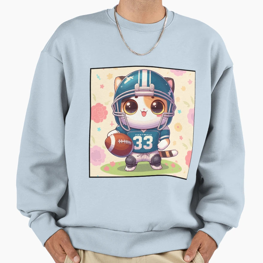 Kitten Who Dreamed Super Bowl Sweatshirt - Novelty Apparel Unisex - T-Shirt, Sweatshirt, Hoodie