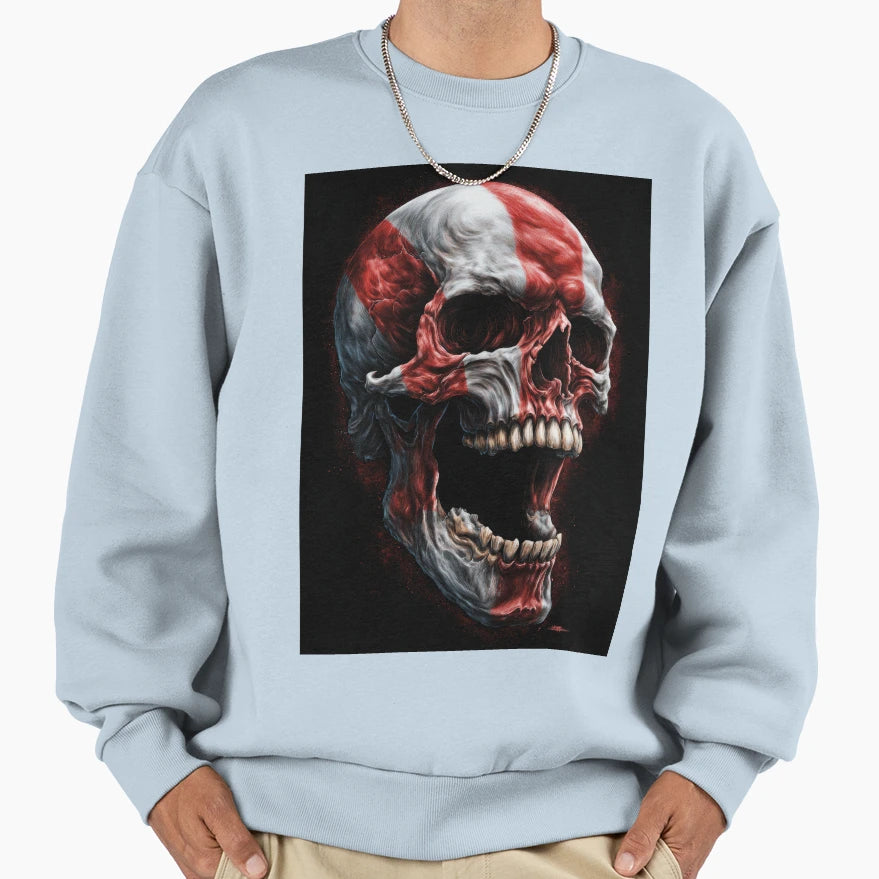 Austria Skull Roar Gothic Patriot Sweatshirt - Minimalist Print Unisex - T-Shirt, Sweatshirt, Hoodie