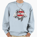 Drente Ripped Rippied Flag Sweatshirt - Graphic Print Men Women - T-Shirt, Sweatshirt, Hoodie