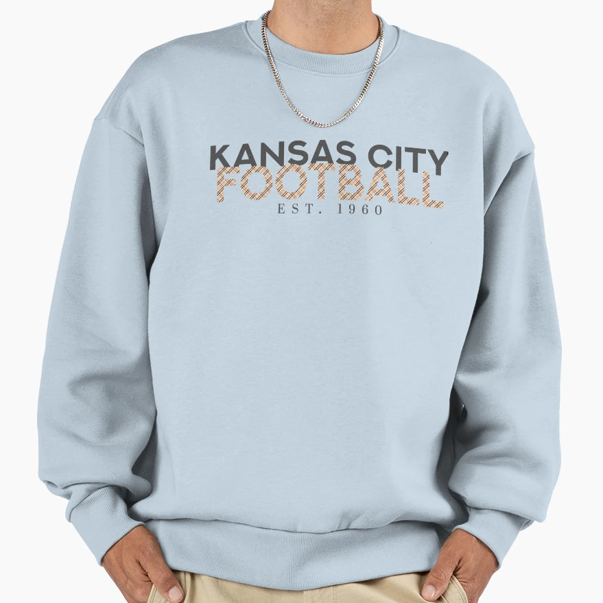 Copy Kc Plaid 5 Sweatshirt - Aesthetic Graphic Unisex - T-Shirt, Sweatshirt, Hoodie