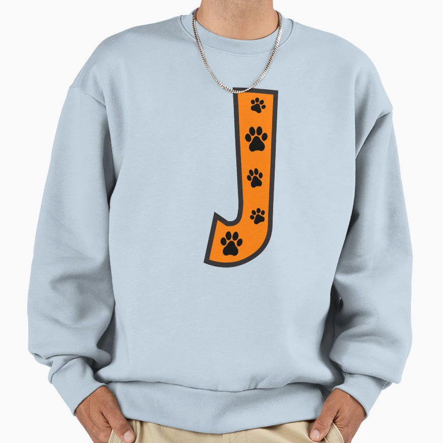 Paw Alphabet Sweatshirt - Fun Novelty Design for Adults - T-Shirt, Sweatshirt, Hoodie