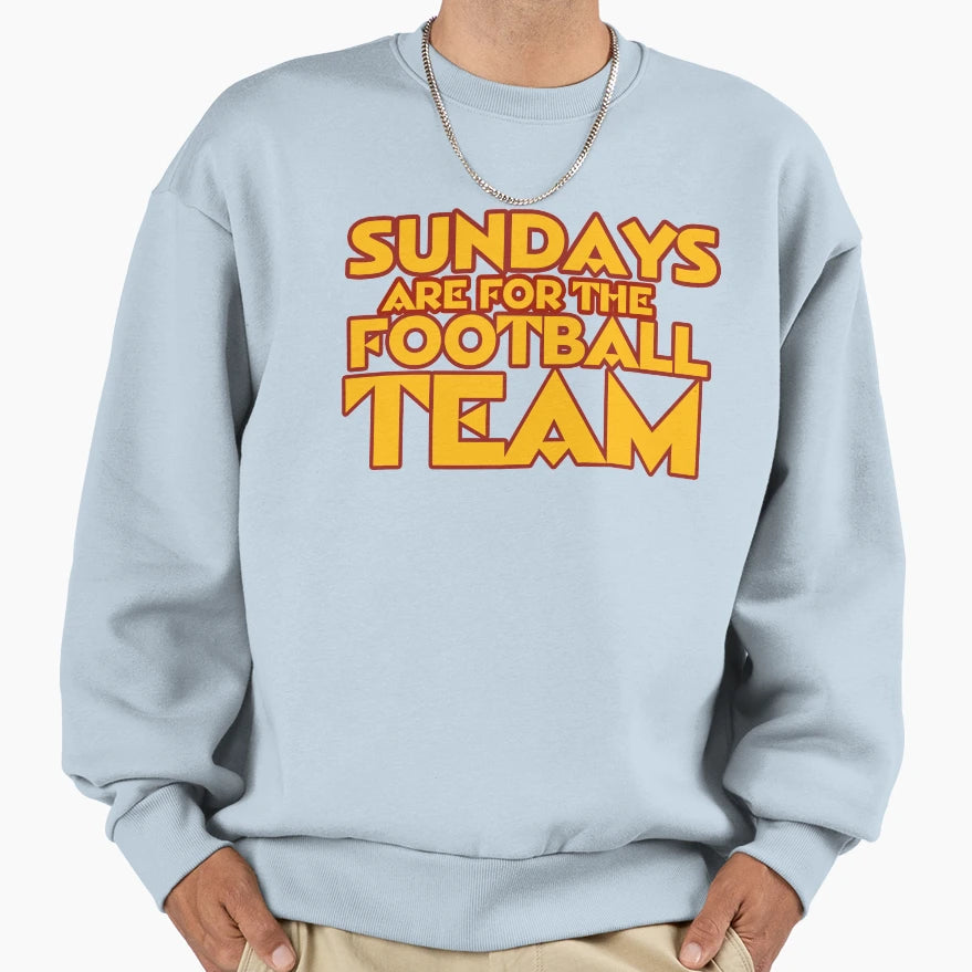Sundays Are Football Team Sweatshirt - Aesthetic Graphic for Adults - T-Shirt, Sweatshirt, Hoodie