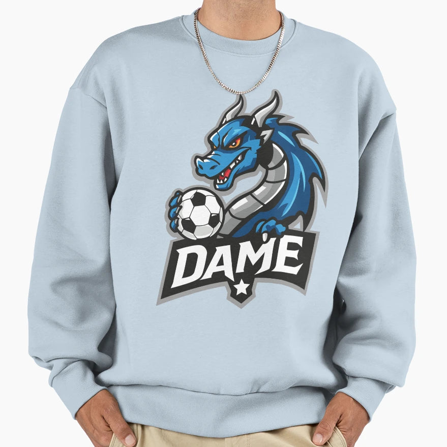 Blue Dragon Soccer Beast Sweatshirt - Casual Everyday Wear Men Women - T-Shirt, Sweatshirt, Hoodie