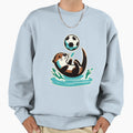Cartoon Otter Soccer Sweatshirt - Minimalist Print Unisex - T-Shirt, Sweatshirt, Hoodie