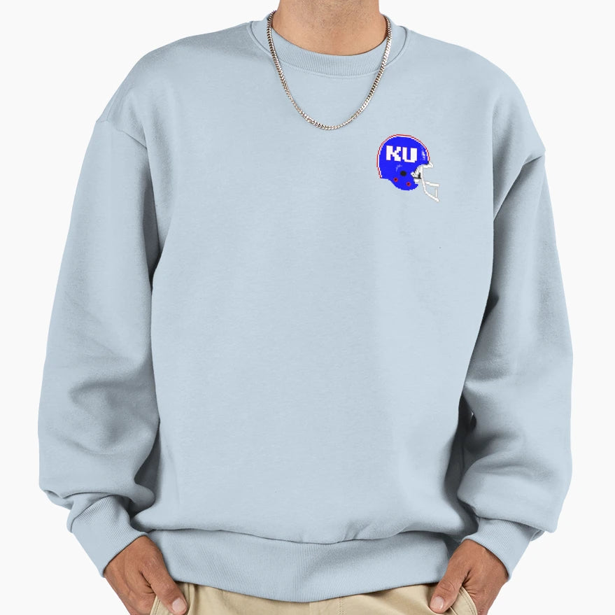 Tecmo Bowl Kansas Helmet Sweatshirt - Novelty Apparel Unisex - T-Shirt, Sweatshirt, Hoodie