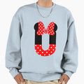 Minnie Monogram U Sweatshirt - Graphic Print for Adults - T-Shirt, Sweatshirt, Hoodie
