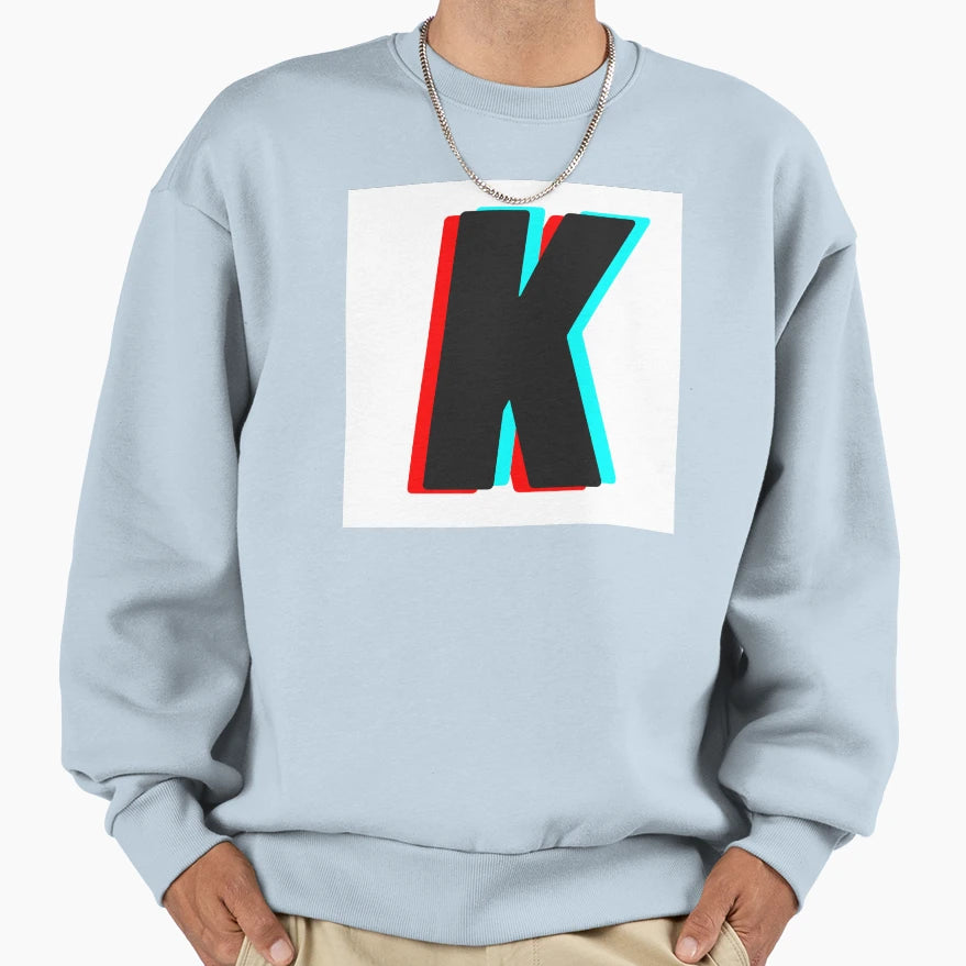 K Ok K Sweatshirt - Minimalist Print Men Women - T-Shirt, Sweatshirt, Hoodie
