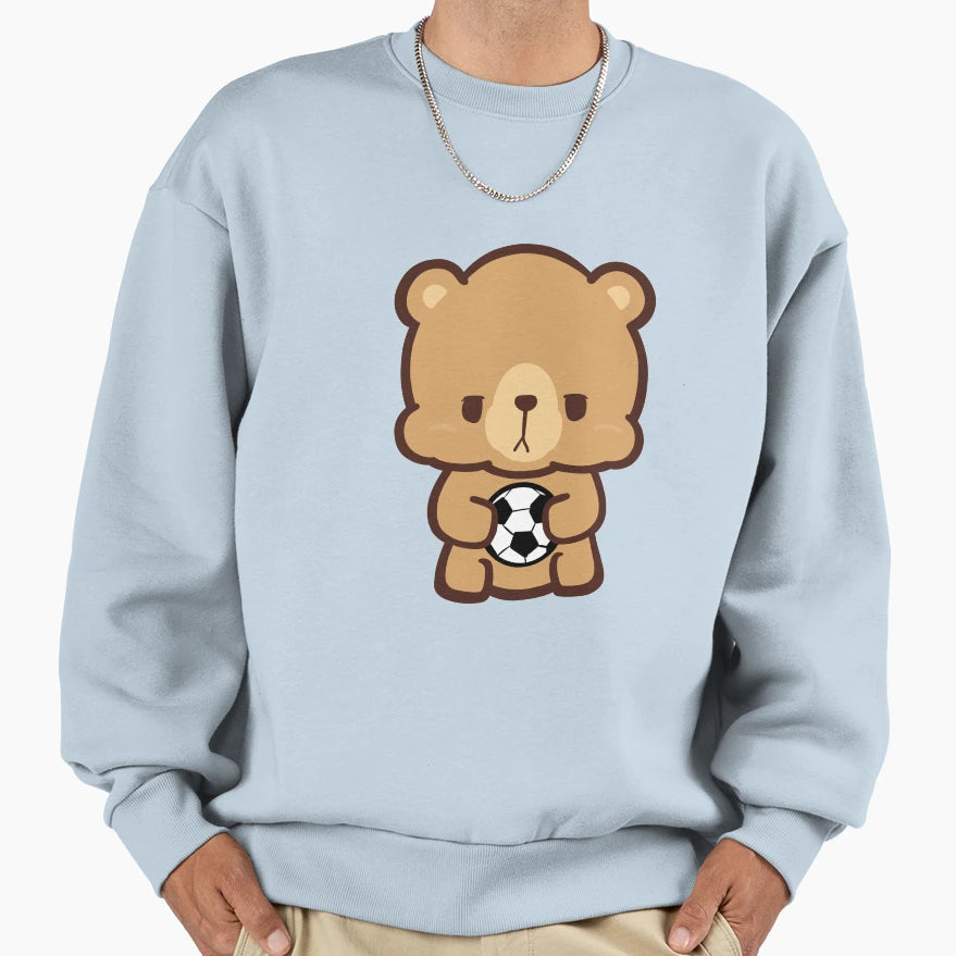 Soccer Bear Sweatshirt - Custom Art Print Unisex - T-Shirt, Sweatshirt, Hoodie