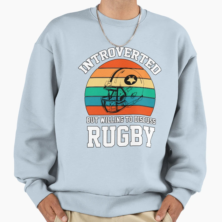 American Introverted But Sweatshirt - Casual Everyday Wear Men Women - T-Shirt, Sweatshirt, Hoodie