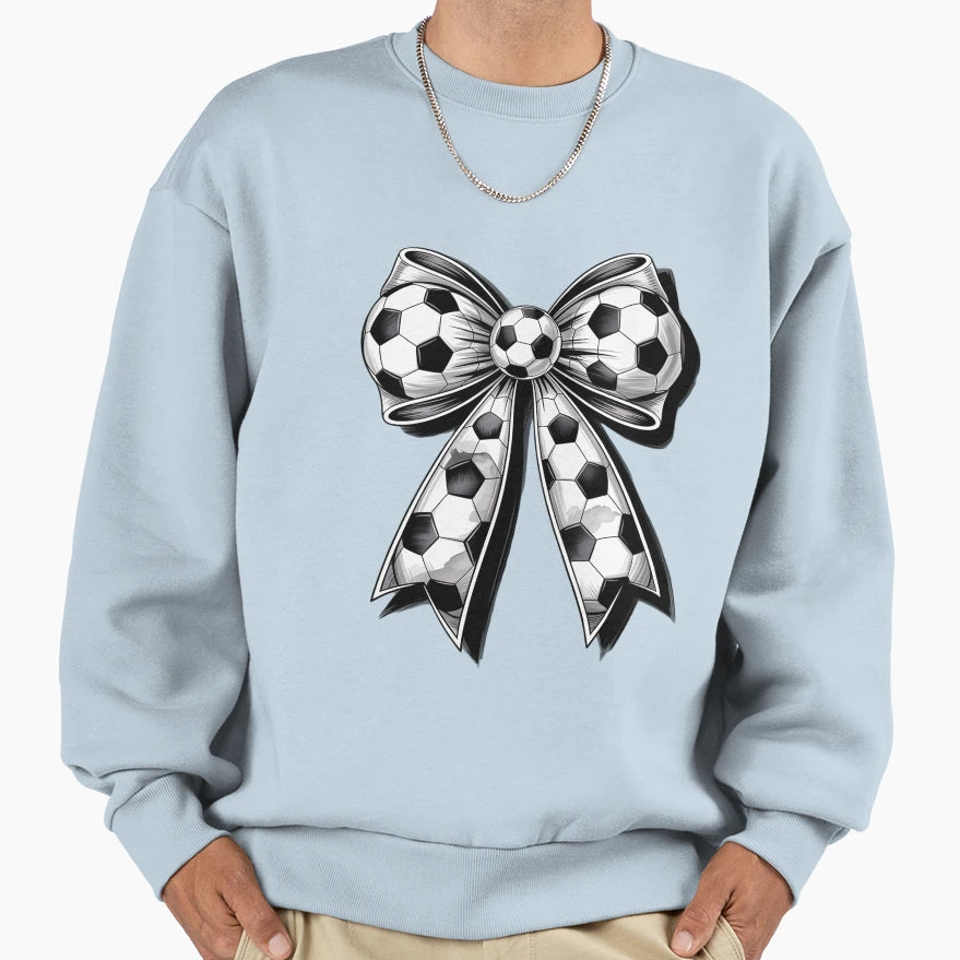 Comfort Coquette Soccer Sweatshirt - Streetwear Style for Adults - T-Shirt, Sweatshirt, Hoodie