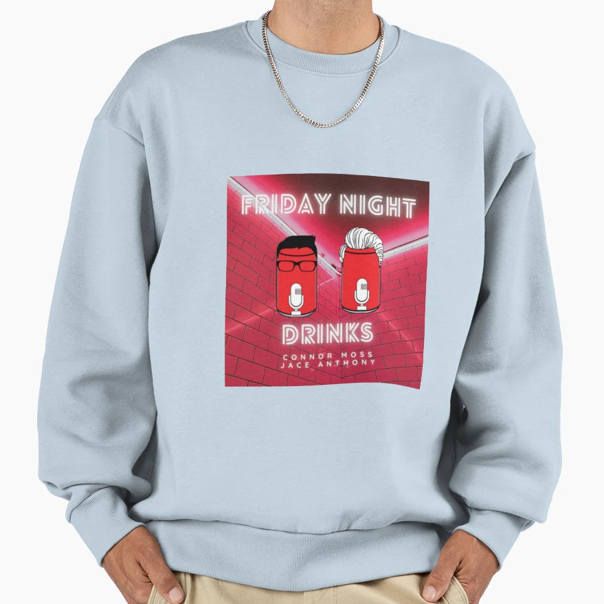 Friday Nights Cover Art Sweatshirt - Trendy Graphic Unisex - T-Shirt, Sweatshirt, Hoodie