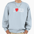 I Heart Ks Kansas Sweatshirt - Fun Novelty Design Unisex - T-Shirt, Sweatshirt, Hoodie